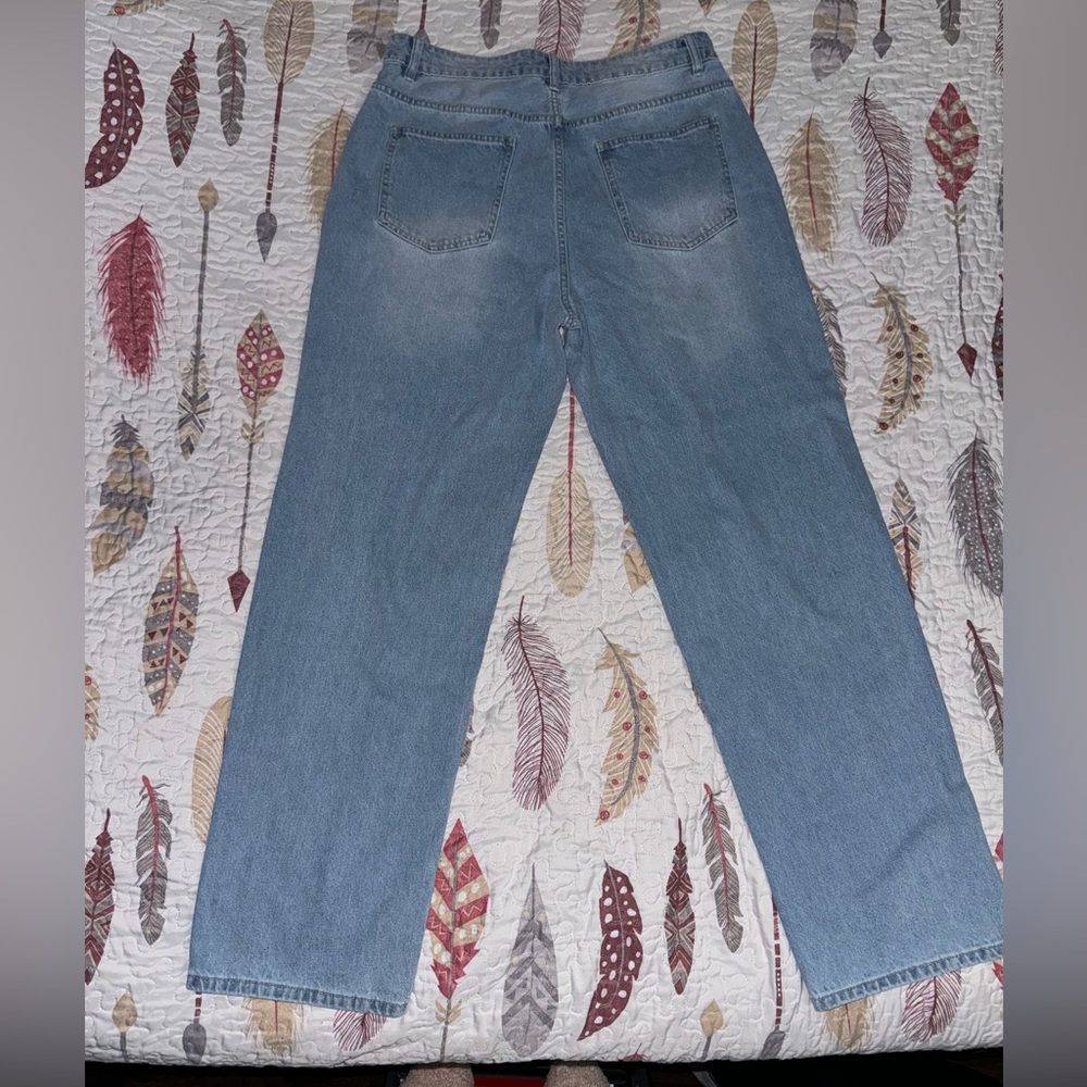 High waisted Light Blue Jeans